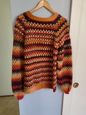Handmade Crochet Fall Sweater